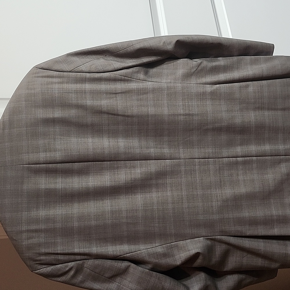 Men's Gray Blazer with faint blue stripe - Picture 3 of 3